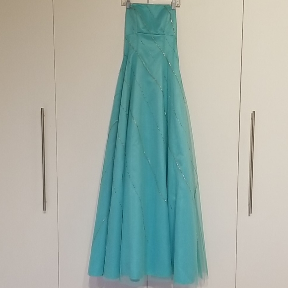 Morgan & Co. | Dresses | Morgan Co Prom Or Stage Performance Dress In Teal  Green | Poshmark